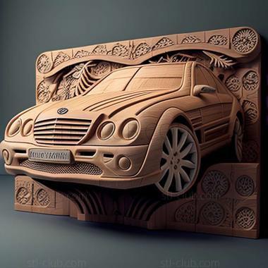 3D модель Mercedes Benz CLK (STL)